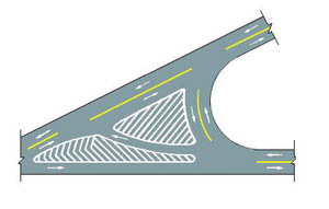 十字路口的導流線可以壓嗎？壓導流線罰款嗎 ？