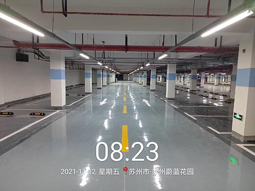 西安地下車庫小區車位劃線尺寸標準,一般地下車位尺寸? 道路劃線,車位劃線,停車位劃線