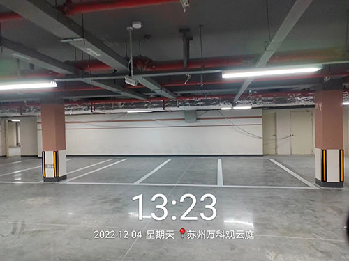 蘇州停車場劃線飛揚萬科觀云庭車庫劃線項目 蘇州停車場劃線飛揚萬科觀云庭車庫劃線項目
